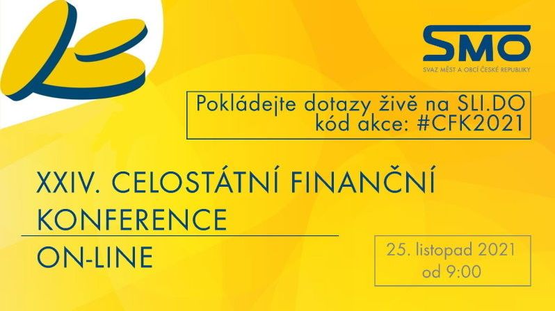 Konference SMO živě: Celostátní finanční konference letos již po čtyřiadvacáté